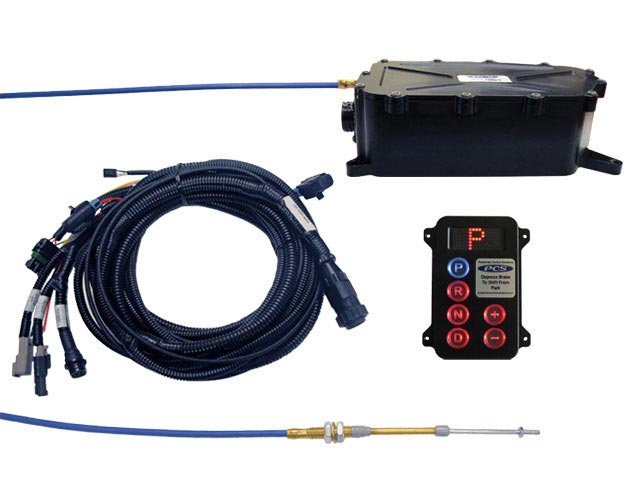 A-GSM5005 - Gear Select Module Kit w/Black Anodized Remote Configured for Hard Wired Vehicle Speed and Brake Light